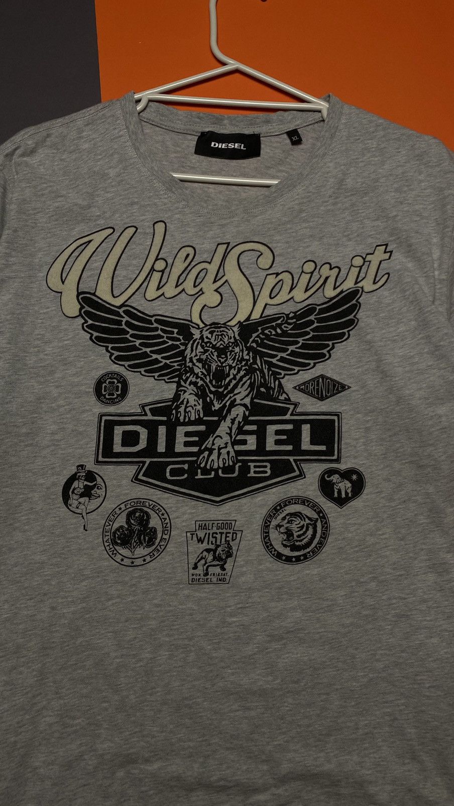 Diesel Diesel club wild spirit t-shirt Size US XL / EU 56 / 4 - 4 Thumbnail