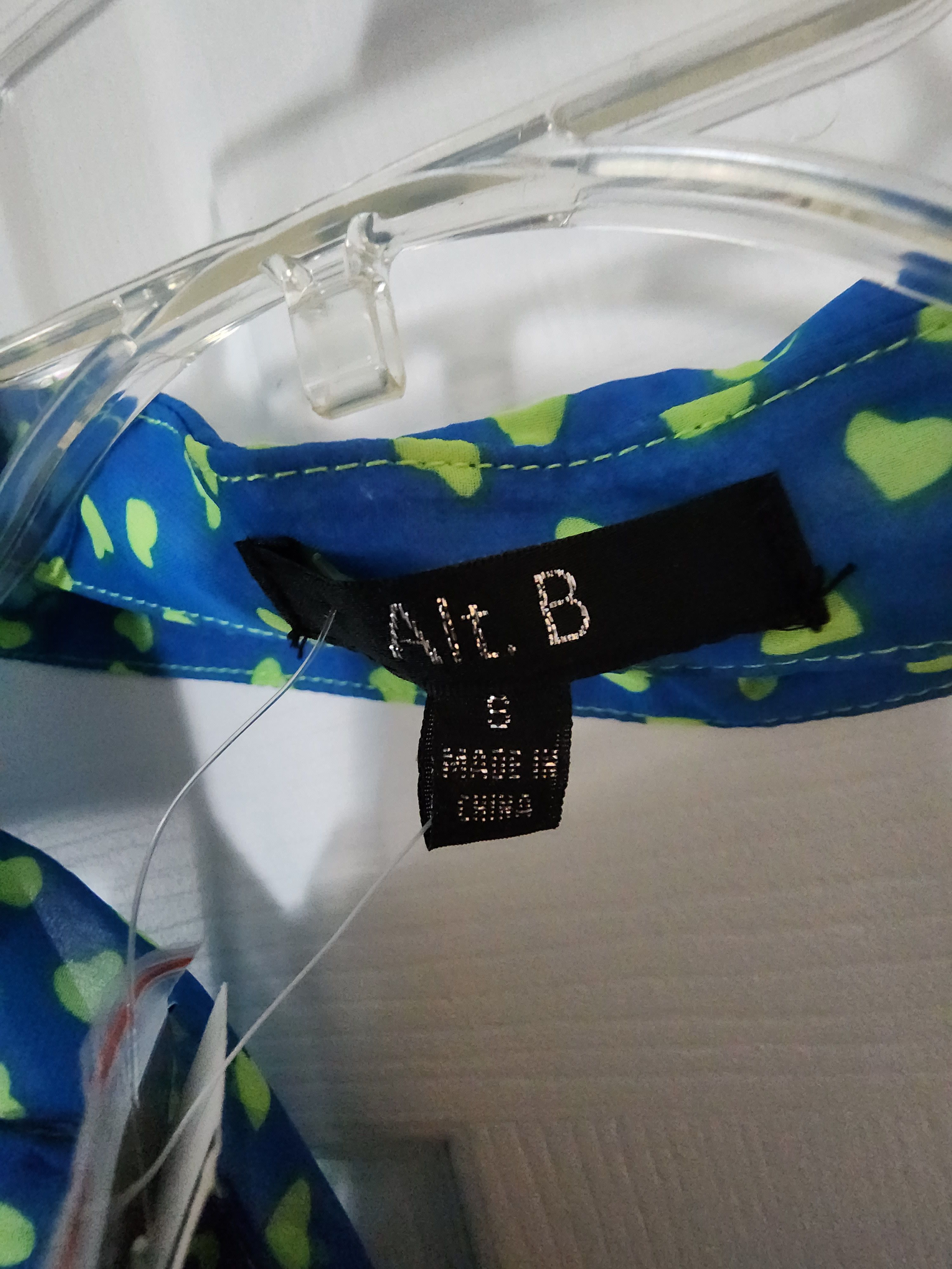 Other NWT Alt. B Blue Green Heart Halter Cross Back Size Small Size S / US 4 / IT 40 - 5 Thumbnail