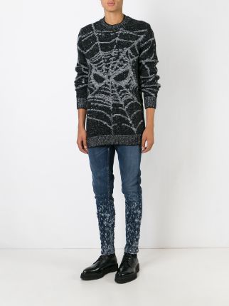 Tom Rebl NEW Web oversized sweater.Like Rick Owens or Julius Size US L / EU 52-54 / 3 - 2 Thumbnail