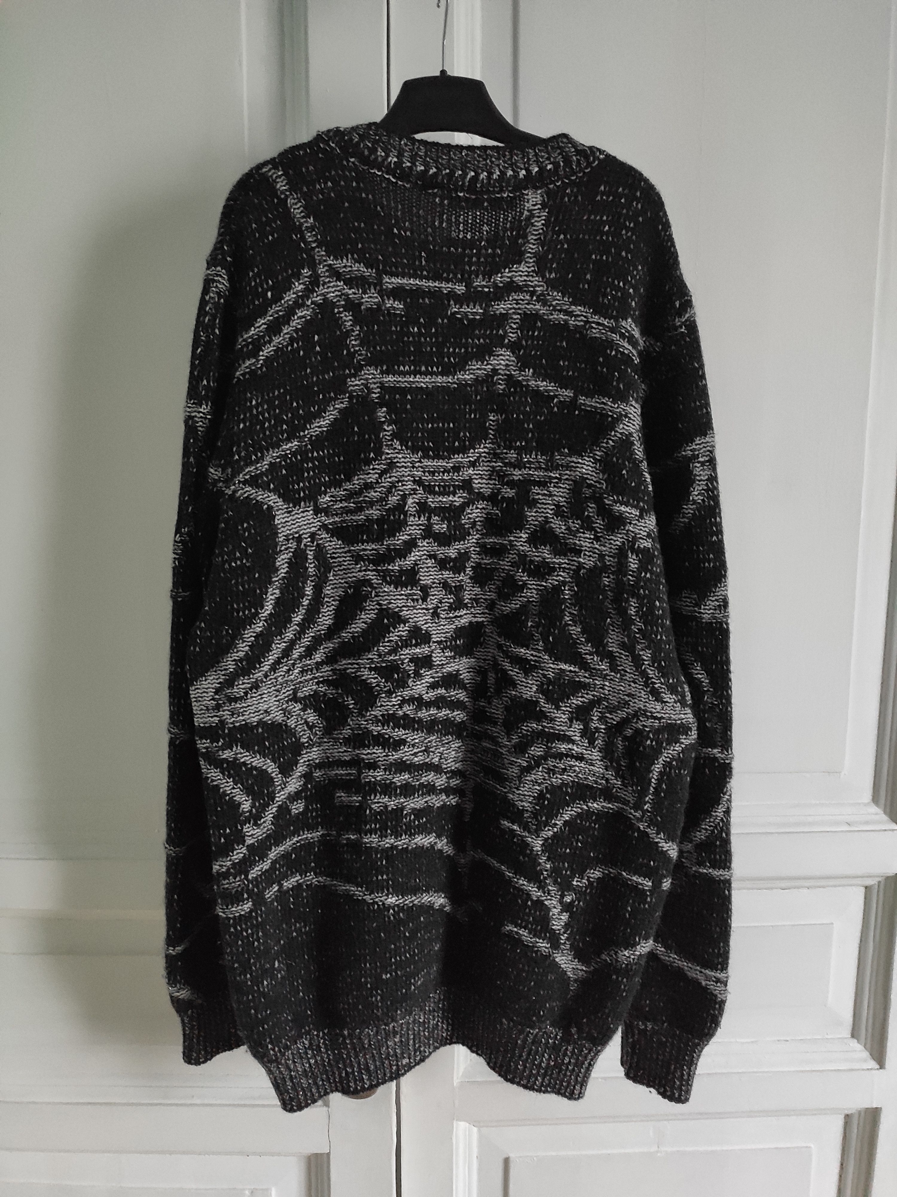 Tom Rebl NEW Web oversized sweater.Like Rick Owens or Julius Size US L / EU 52-54 / 3 - 4 Thumbnail