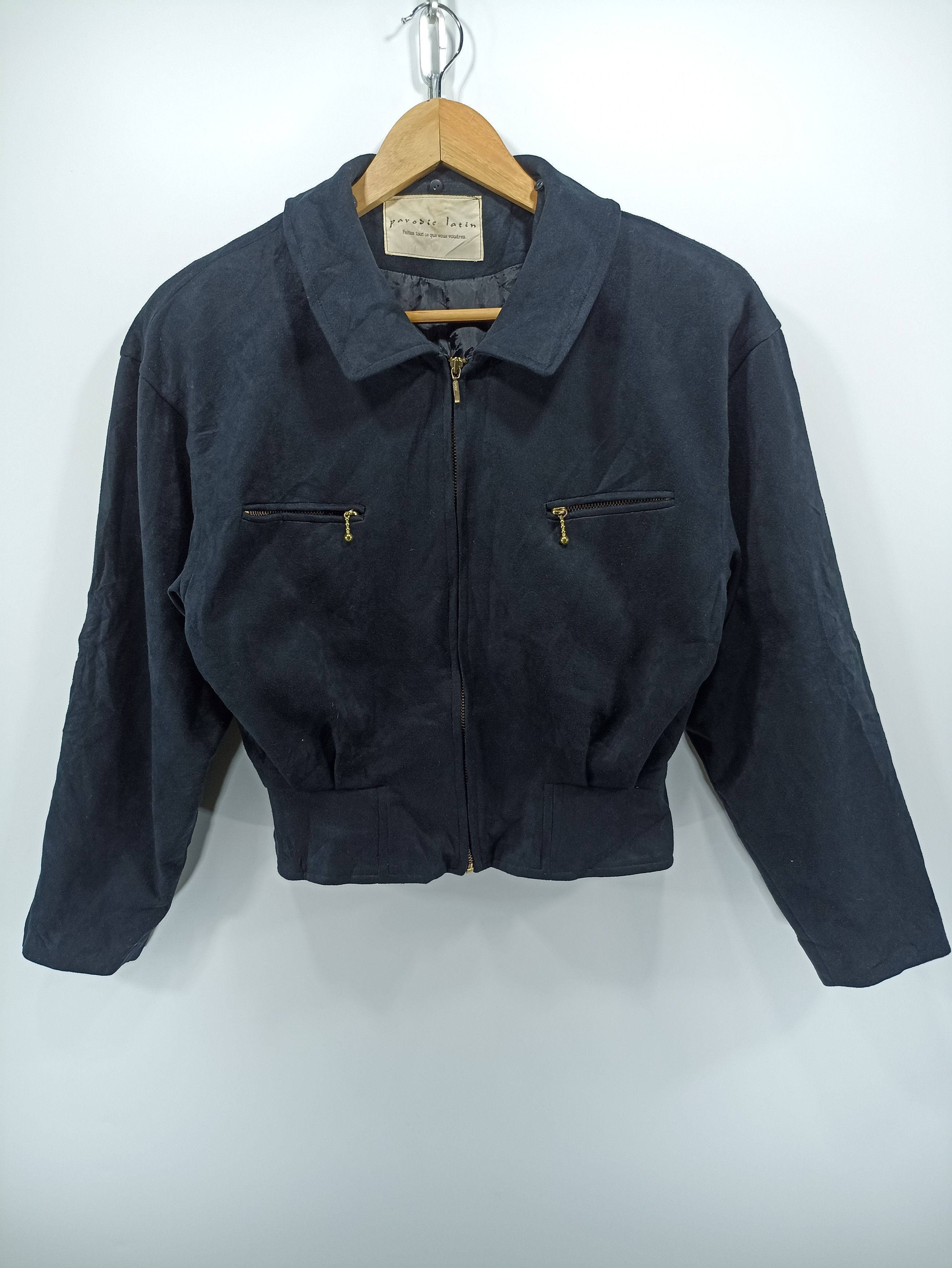 Japanese Brand × Vintage Vintage Parodie Latin Cropped Jacket Size L / US 10 / IT 46 - 1 Thumbnail