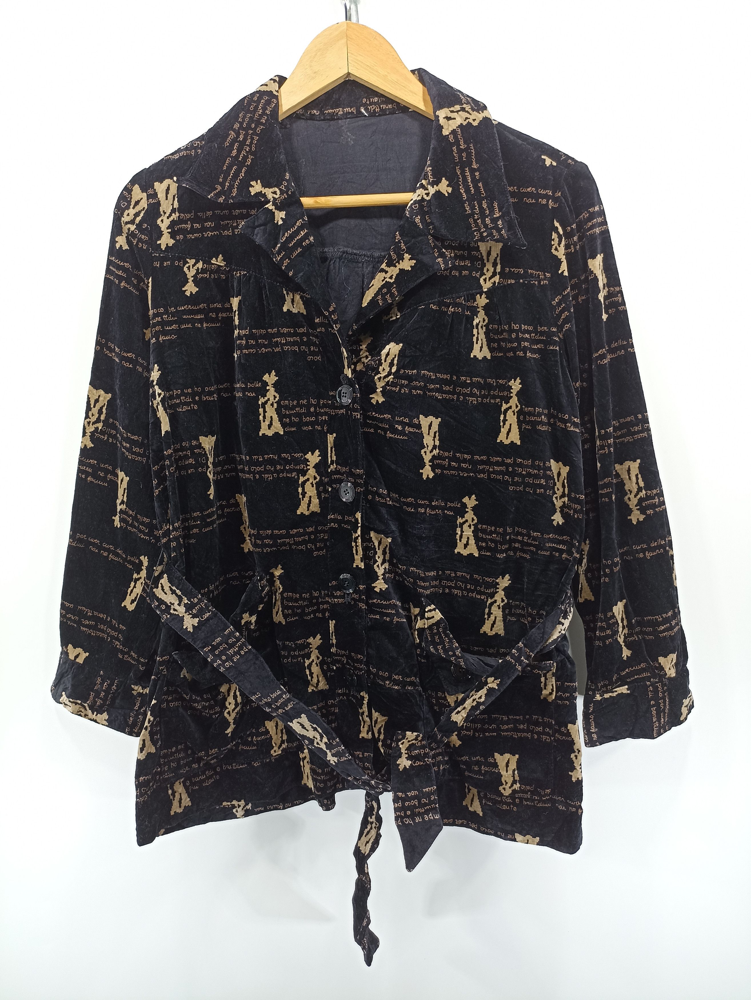 Japanese Brand × Vintage Unknown Brand Full Print Jacket Size L / US 10 / IT 46 - 1 Thumbnail