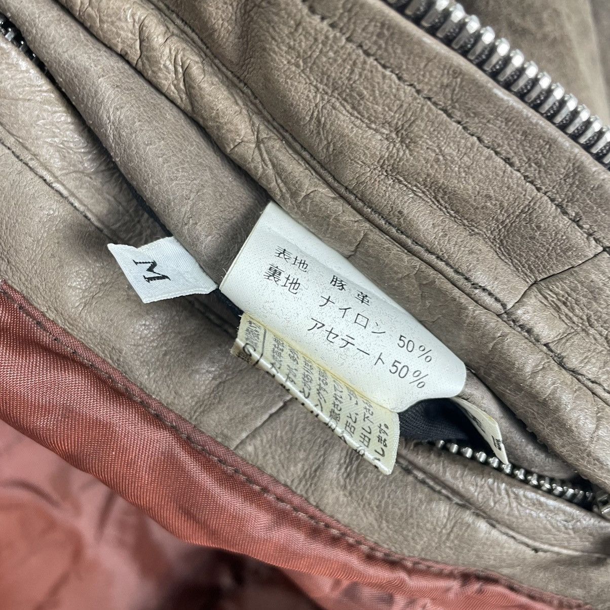 Katharine Hamnett London 🔥KATHARINE HAMNETT LONDON PIG SKIN LEATHER JACKET Size US M / EU 48-50 / 2 - 11 Thumbnail