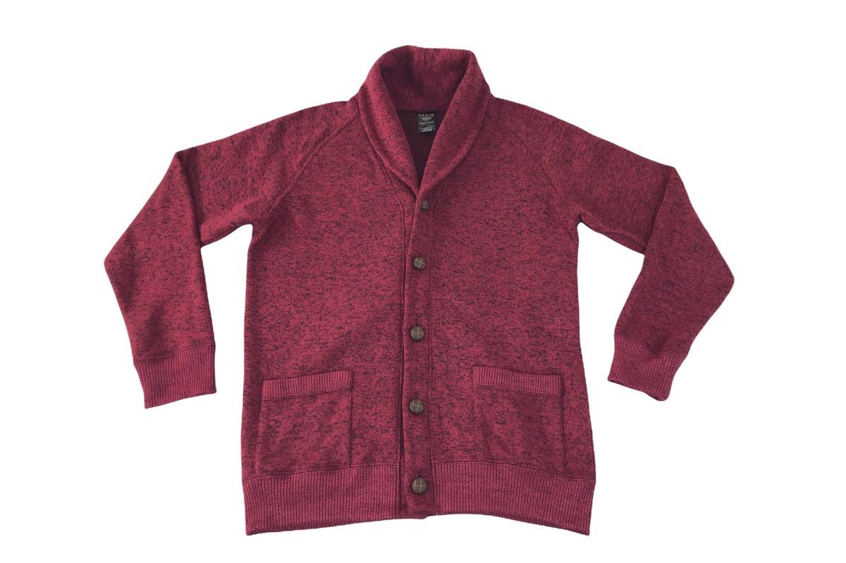 Edwin × Japanese Brand Vintage Sweatshirt Edwin Clothing Wool Button Style Size US M / EU 48-50 / 2 - 1 Thumbnail