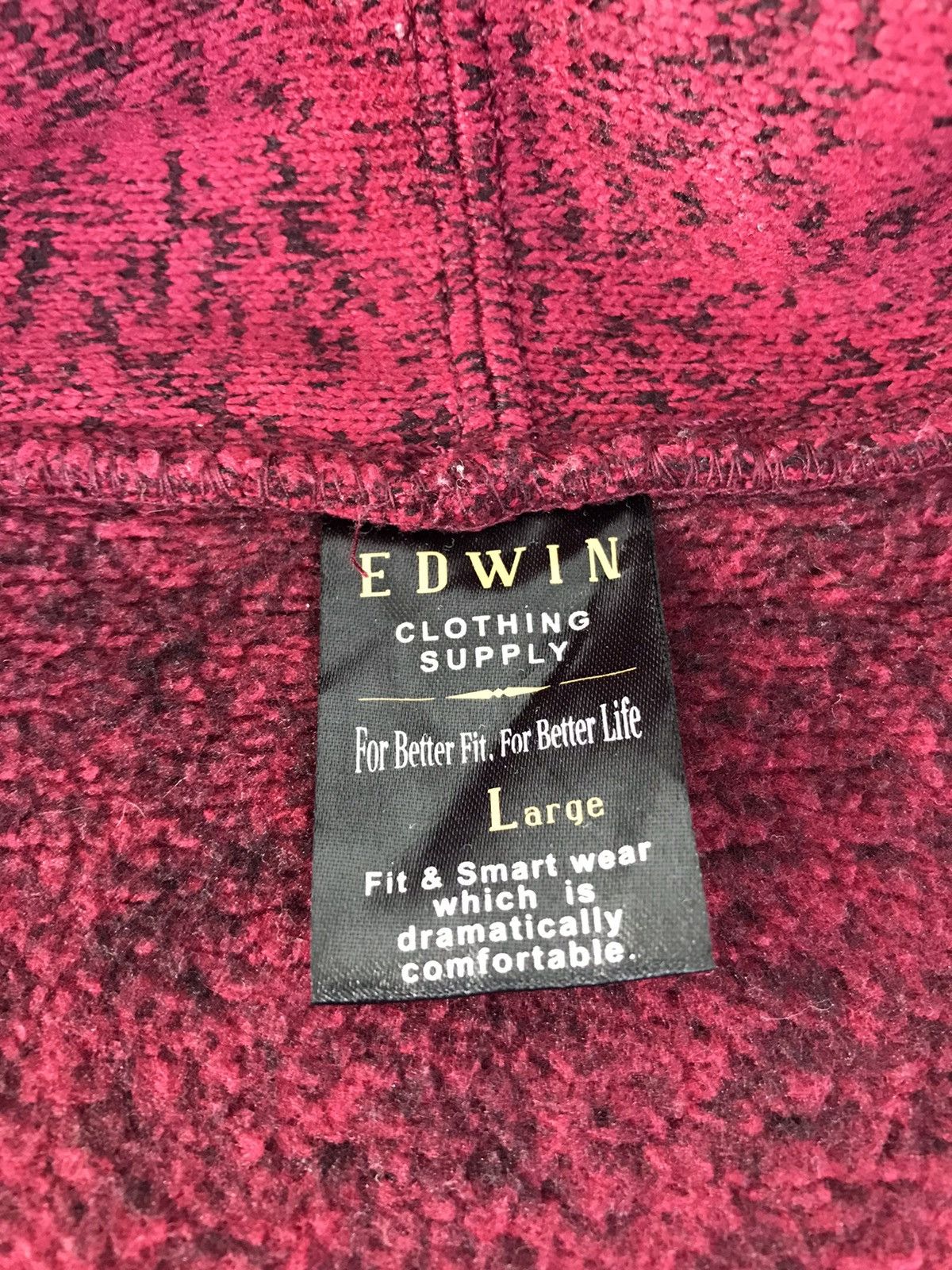 Edwin × Japanese Brand Vintage Sweatshirt Edwin Clothing Wool Button Style Size US M / EU 48-50 / 2 - 6 Thumbnail