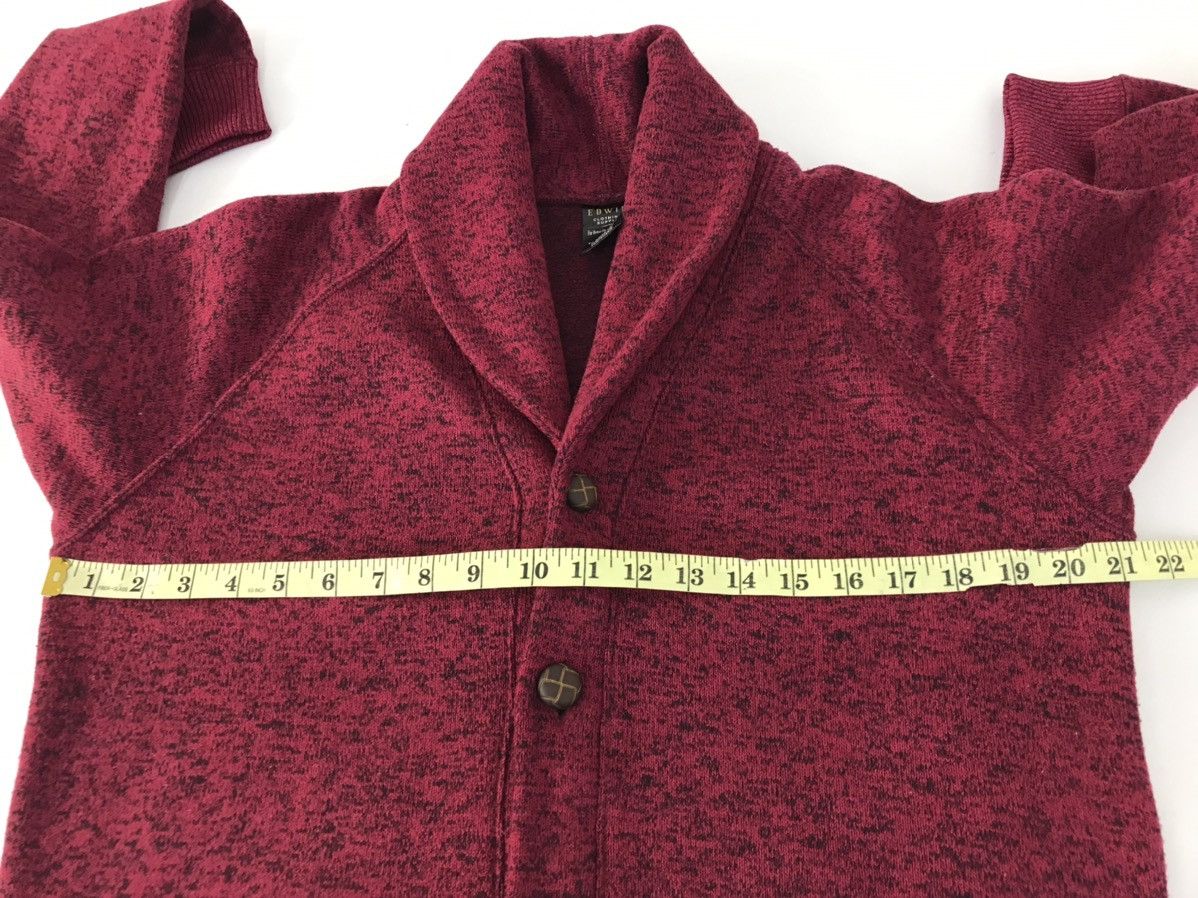 Edwin × Japanese Brand Vintage Sweatshirt Edwin Clothing Wool Button Style Size US M / EU 48-50 / 2 - 10 Thumbnail