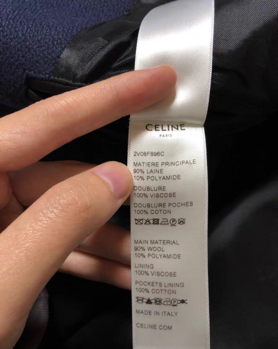 Celine Celine 21fw wool baseball jacket Size US XS / EU 42 / 0 - 6 Thumbnail
