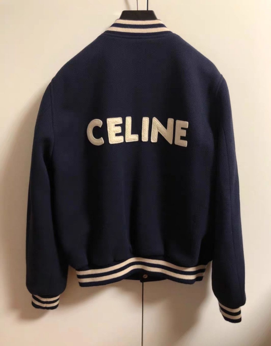 Celine 21fw wool baseball jacket