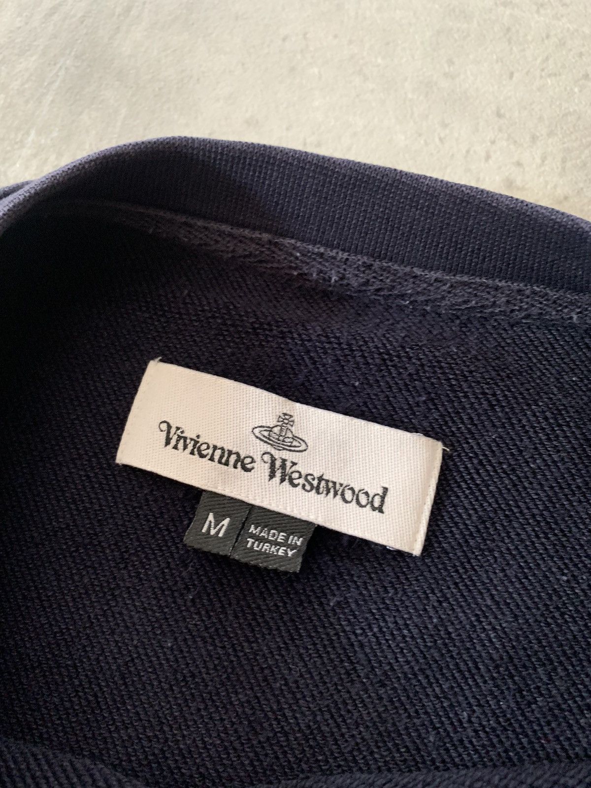 Vivienne Westwood AW16 Vivienne Westwood Orb Small Logo Navy Crewneck Size US M / EU 48-50 / 2 - 3 Thumbnail
