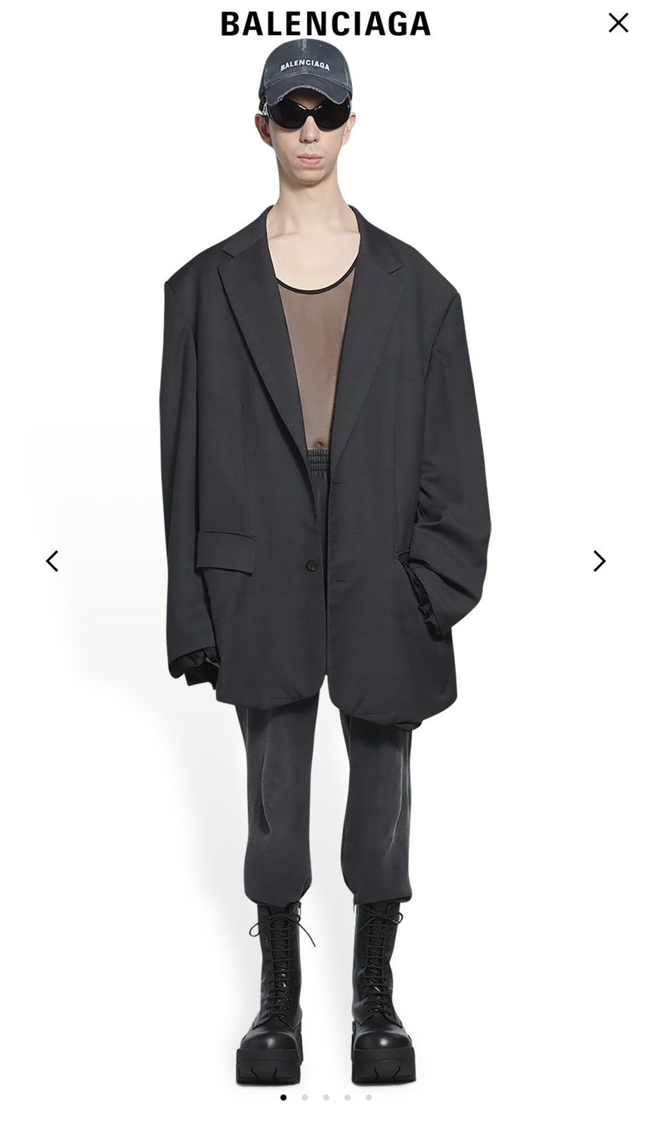 Balenciaga ⚠️$3.5K Value ⚠️ AW21 Balenciaga Boxy Single Breasted Jacket Size US XL / EU 56 / 4 - 1 Thumbnail