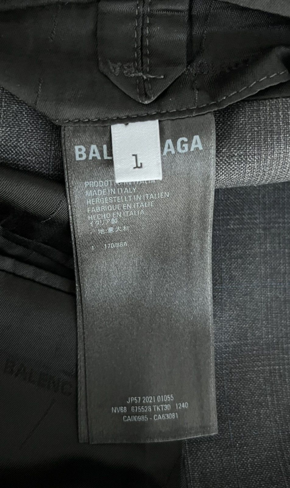 Balenciaga ⚠️$3.5K Value ⚠️ AW21 Balenciaga Boxy Single Breasted Jacket Size US XL / EU 56 / 4 - 15 Thumbnail