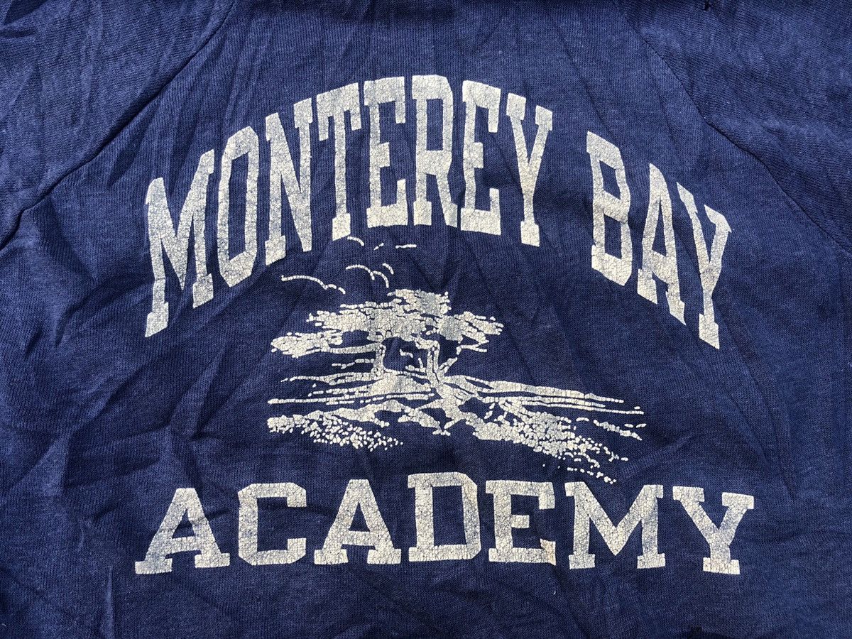 Champion × Vintage Vintage 80s CHAMPION hodie Monterey Bay Academy 50/50 Size US XL / EU 56 / 4 - 4 Thumbnail