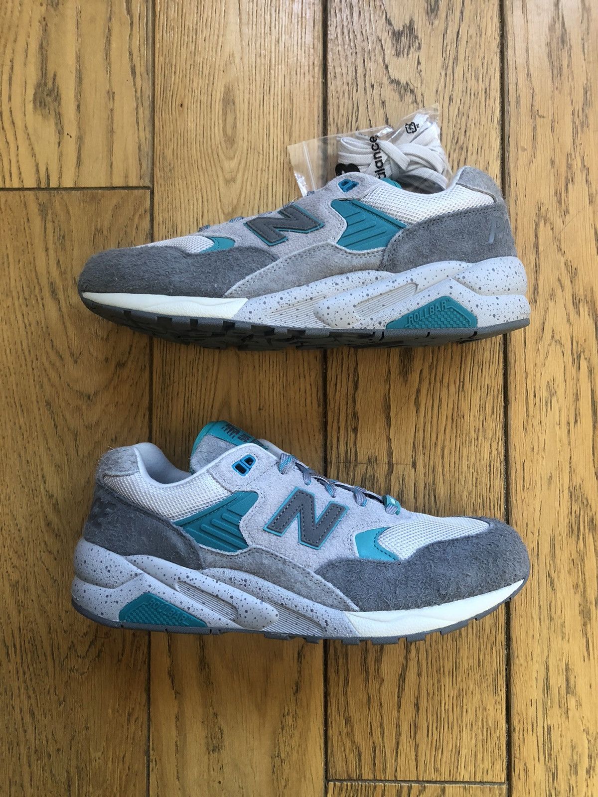 image of New Balance x Palace Shoes in Grey, Men's (Size 11)