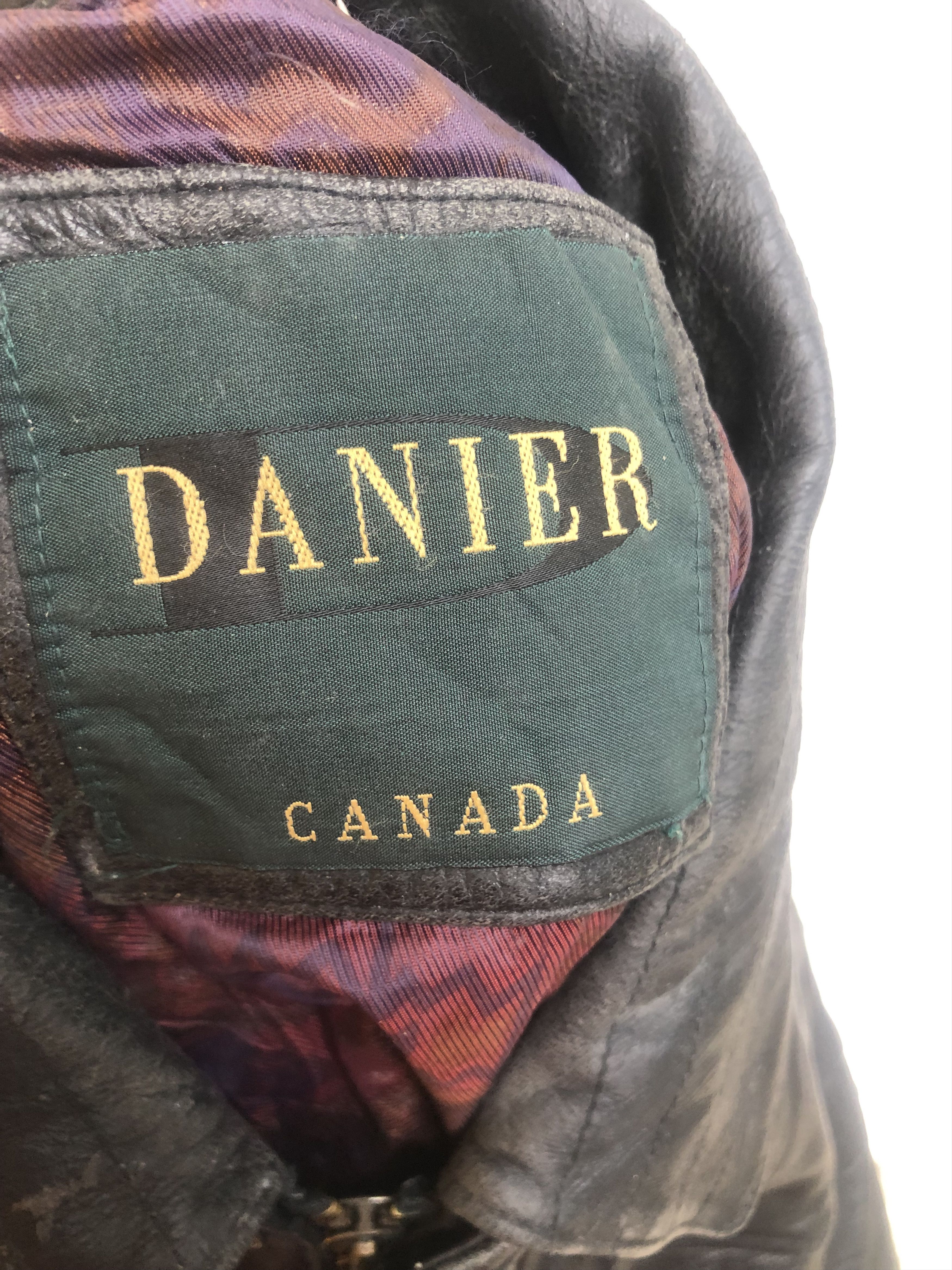 Danier × Japanese Brand × Vintage Vintage Danier Designed Fashion Style Leather Jacket Size US L / EU 52-54 / 3 - 13 Thumbnail