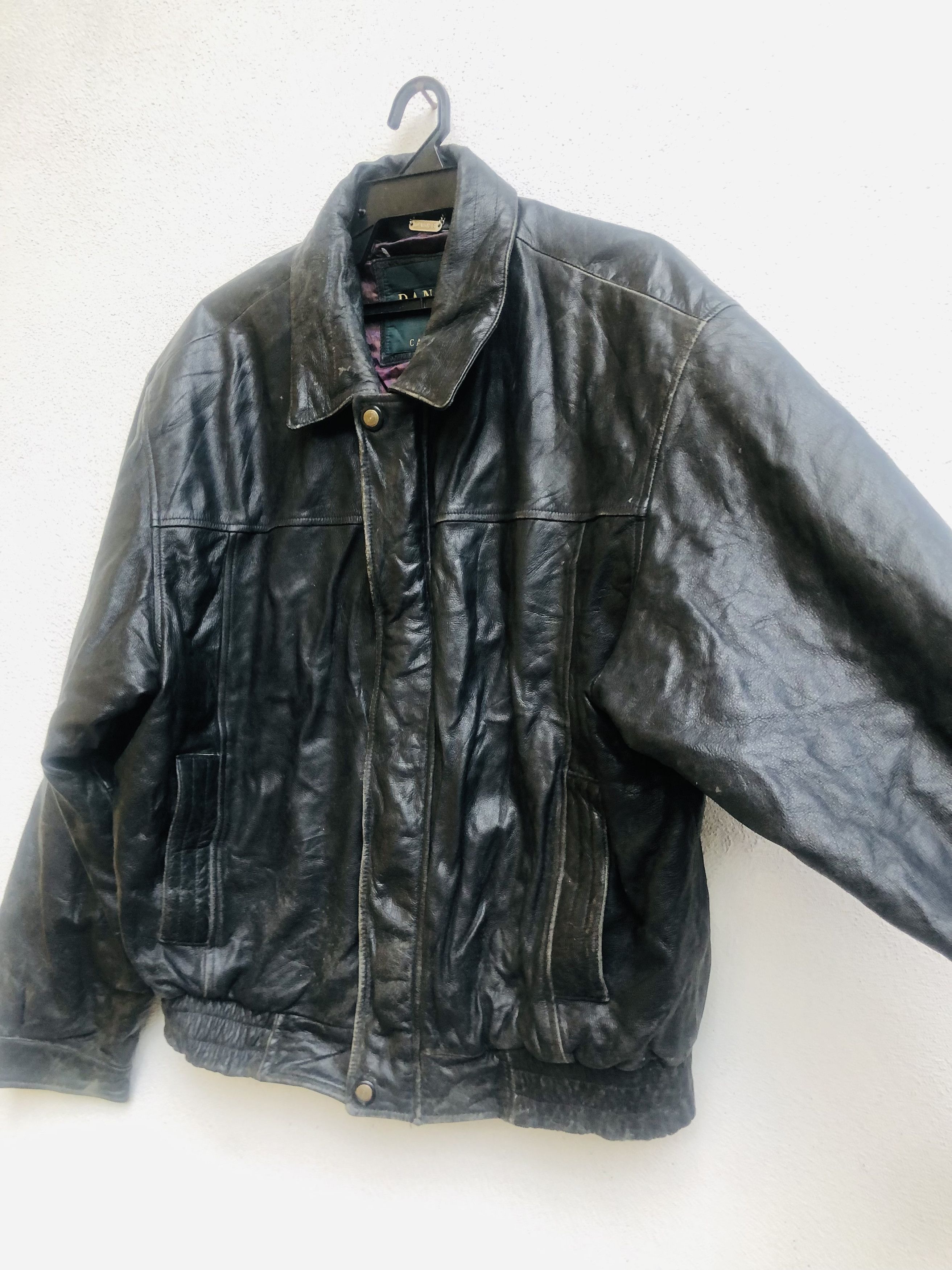 Danier × Japanese Brand × Vintage Vintage Danier Designed Fashion Style Leather Jacket Size US L / EU 52-54 / 3 - 5 Thumbnail