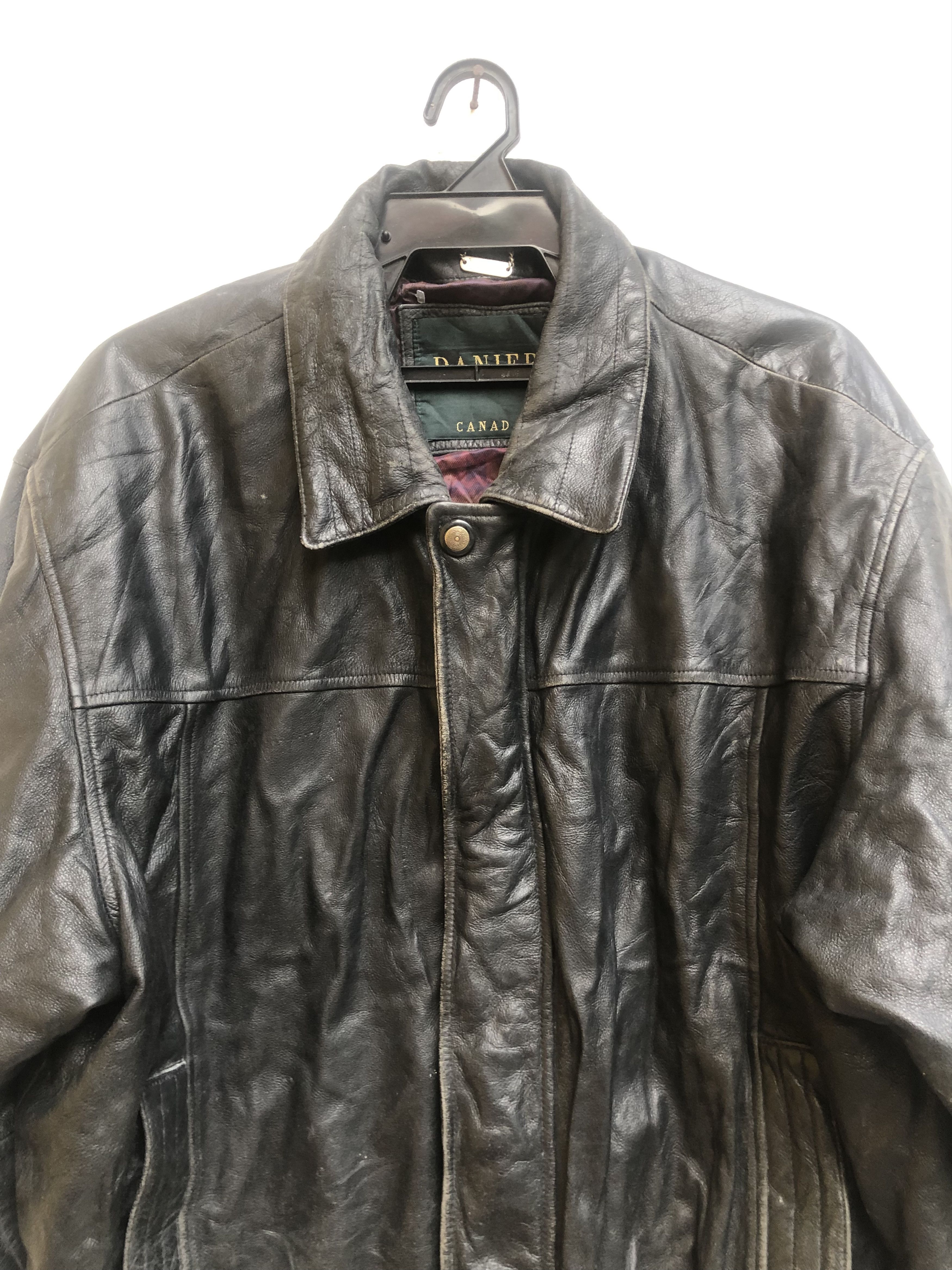 Danier × Japanese Brand × Vintage Vintage Danier Designed Fashion Style Leather Jacket Size US L / EU 52-54 / 3 - 3 Thumbnail