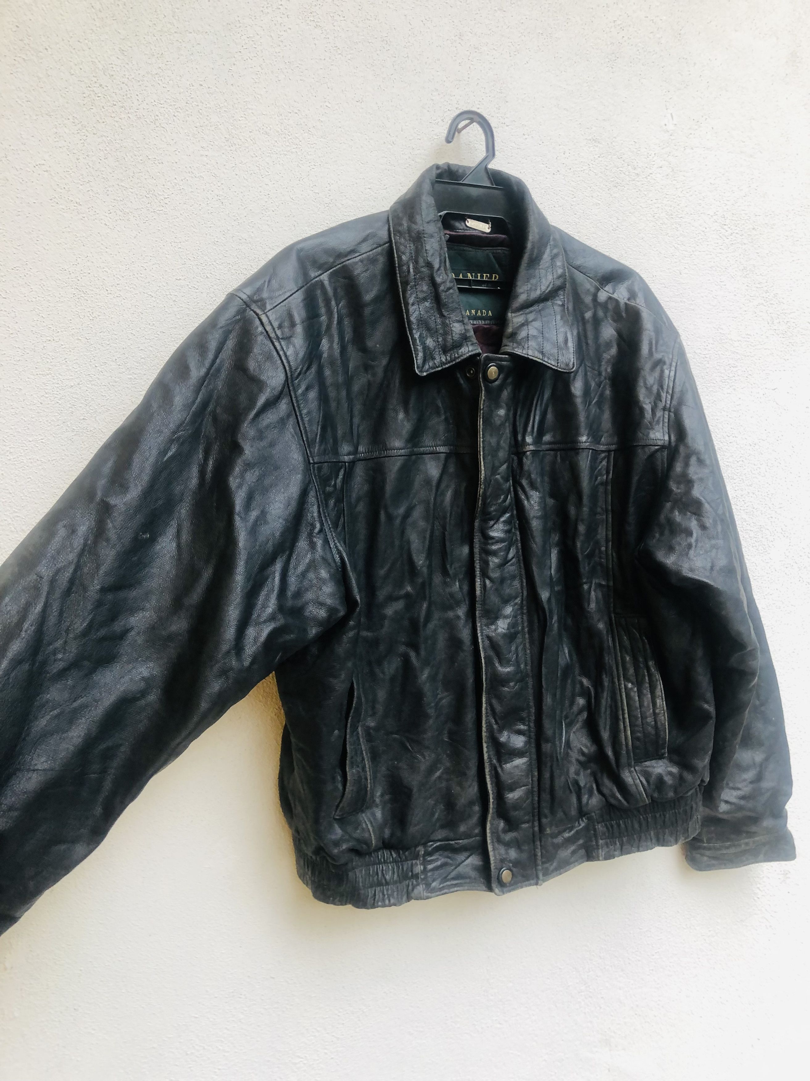 Danier × Japanese Brand × Vintage Vintage Danier Designed Fashion Style Leather Jacket Size US L / EU 52-54 / 3 - 6 Thumbnail