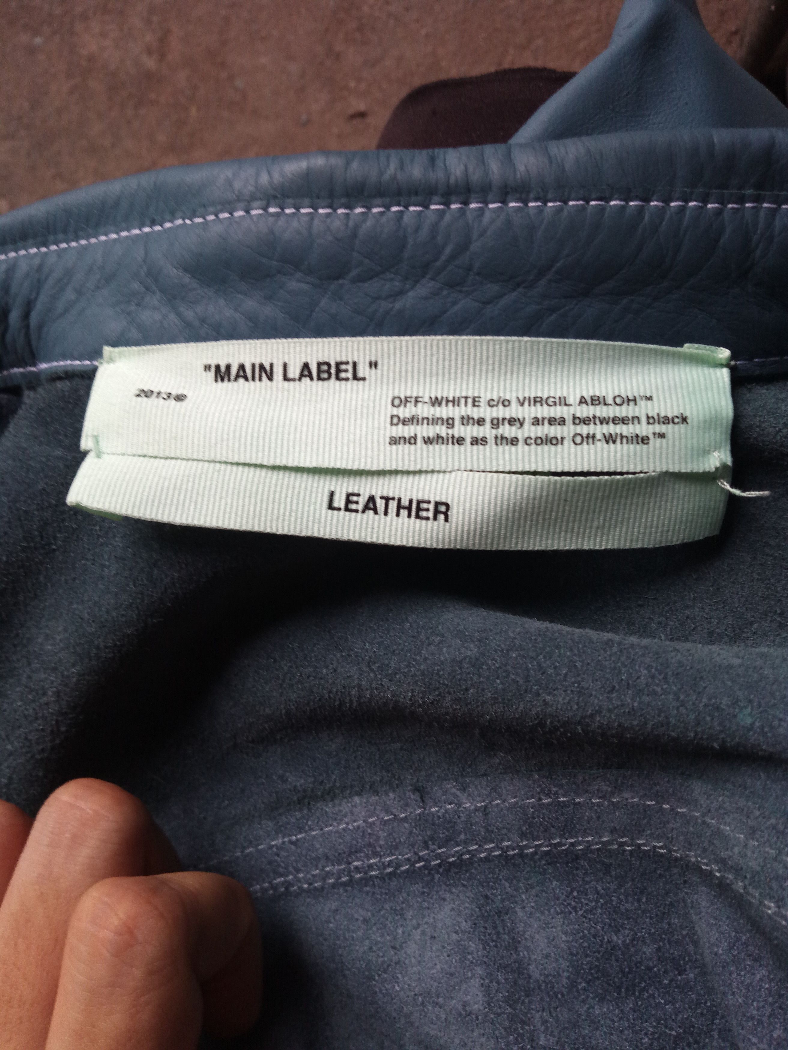 Off-White Off-White F&F 1 out of 2 FW17/18 Denim Leather jacket Size US XL / EU 56 / 4 - 17 Thumbnail