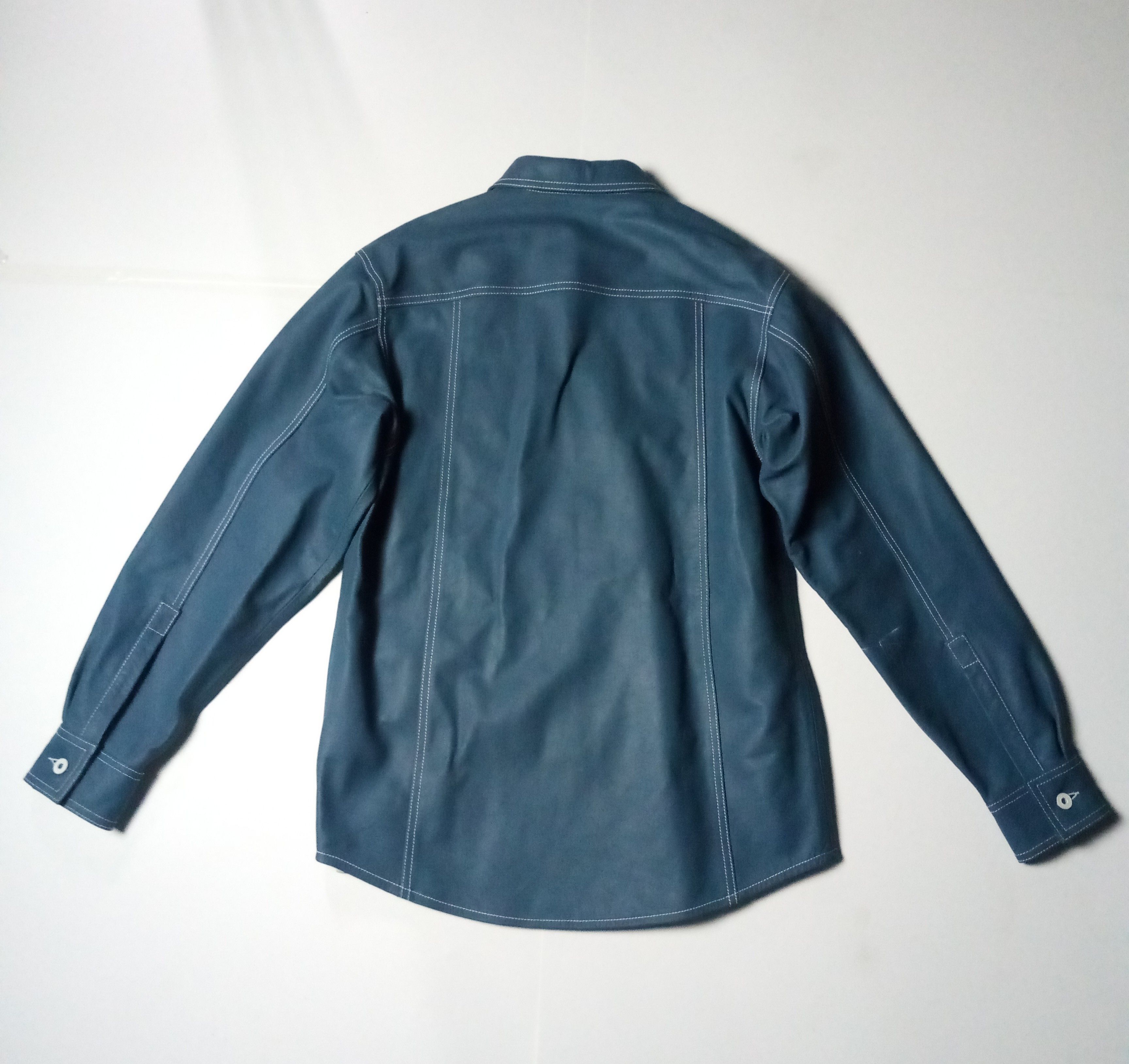 Off-White Off-White F&F 1 out of 2 FW17/18 Denim Leather jacket Size US XL / EU 56 / 4 - 2 Thumbnail