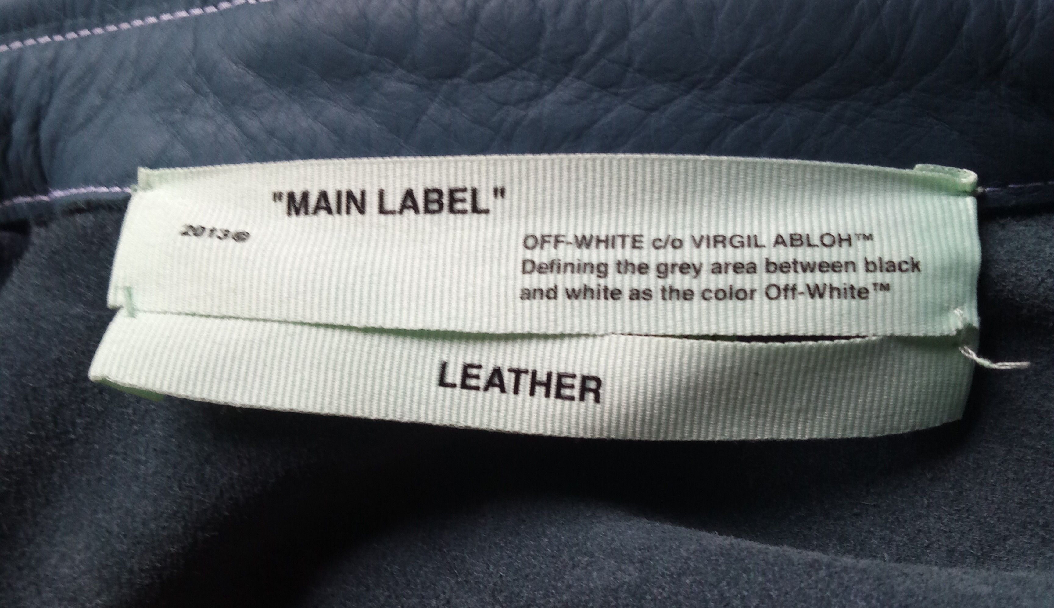 Off-White Off-White F&F 1 out of 2 FW17/18 Denim Leather jacket Size US XL / EU 56 / 4 - 4 Thumbnail