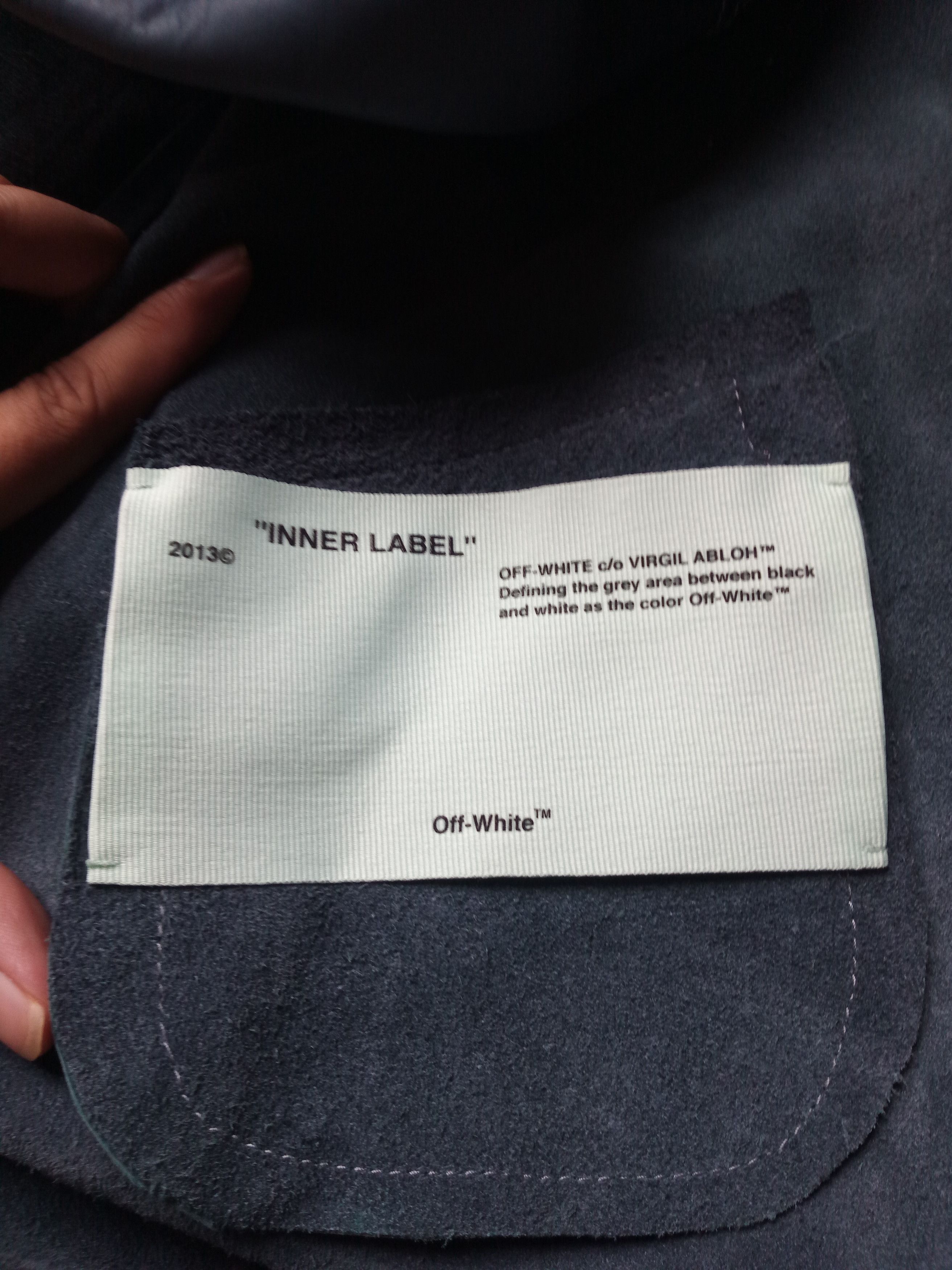 Off-White Off-White F&F 1 out of 2 FW17/18 Denim Leather jacket Size US XL / EU 56 / 4 - 9 Thumbnail