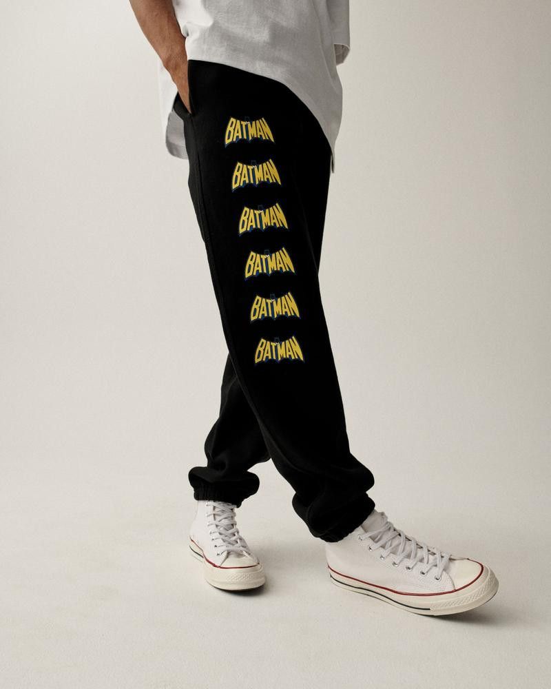 Noah FW20 Noah x Batman Sweatpants - L Size US 33 - 4 Thumbnail