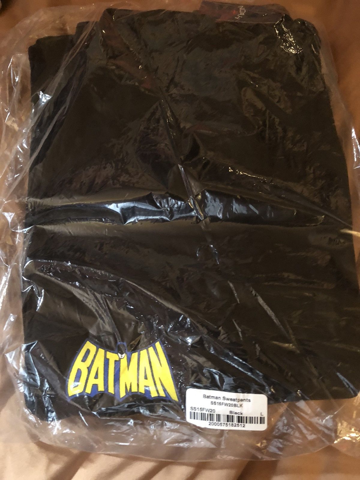 Noah FW20 Noah x Batman Sweatpants - L Size US 33 - 3 Thumbnail