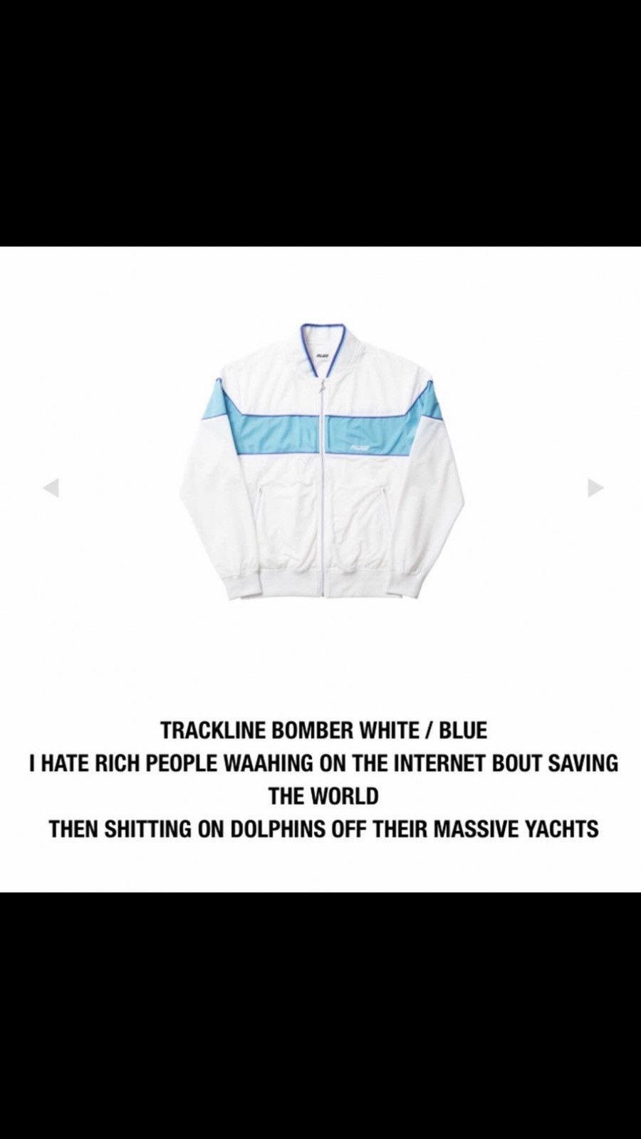 Palace SS17 Palace Trackline Bomber Size US XL / EU 56 / 4 - 9 Thumbnail
