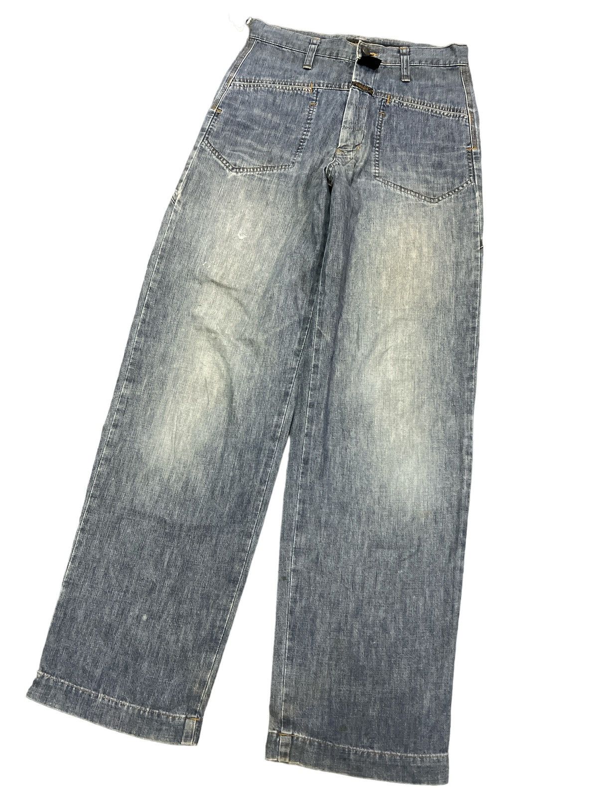 Japanese Brand × Marithe + Francois Girbaud MFG DISTRESSED DENIM PANT Size US 28 / EU 44 - 4 Thumbnail