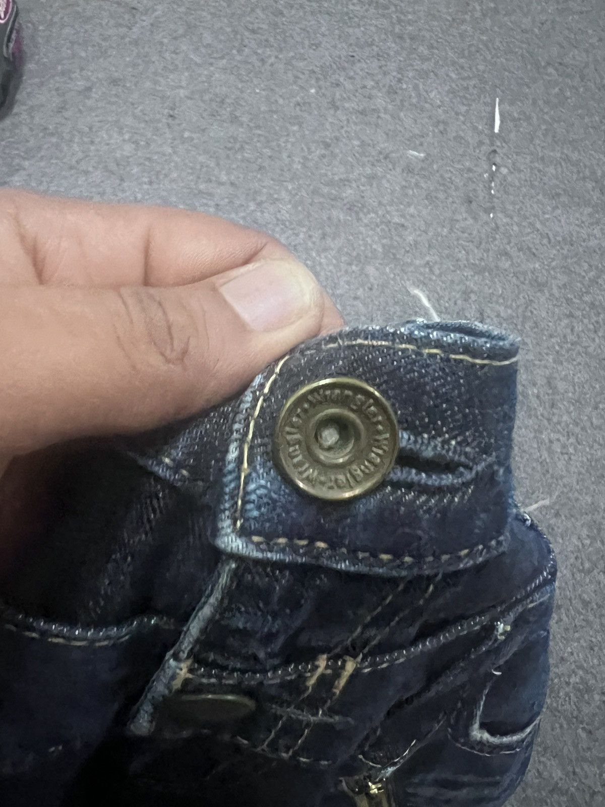 Japanese Brand DOUBLE WAIST🔥WRANGLER DISTRESSED DENIM PANT Size US 32 / EU 48 - 9 Thumbnail