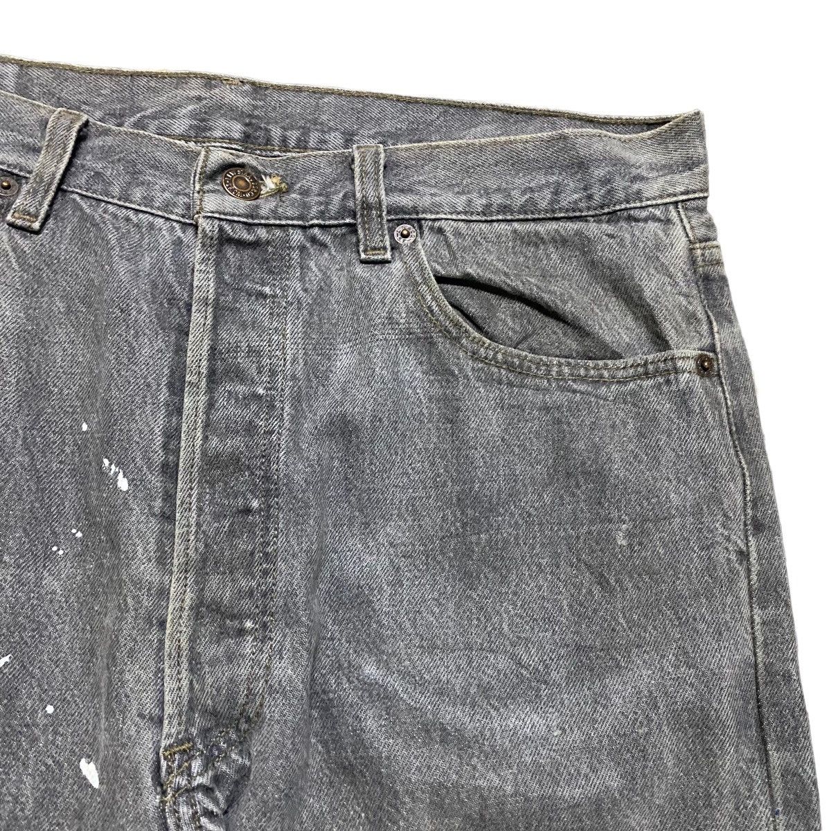 Levi's Vintage Levis 501 Repair Denim Patchwork Louis Vuitton Jeans Size US 34 / EU 50 - 4 Thumbnail