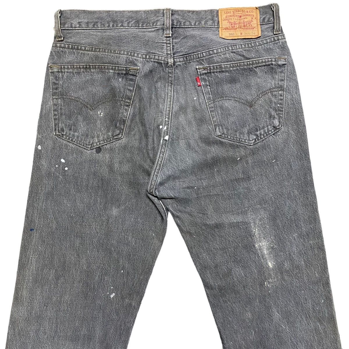Levi's Vintage Levis 501 Repair Denim Patchwork Louis Vuitton Jeans Size US 34 / EU 50 - 12 Thumbnail