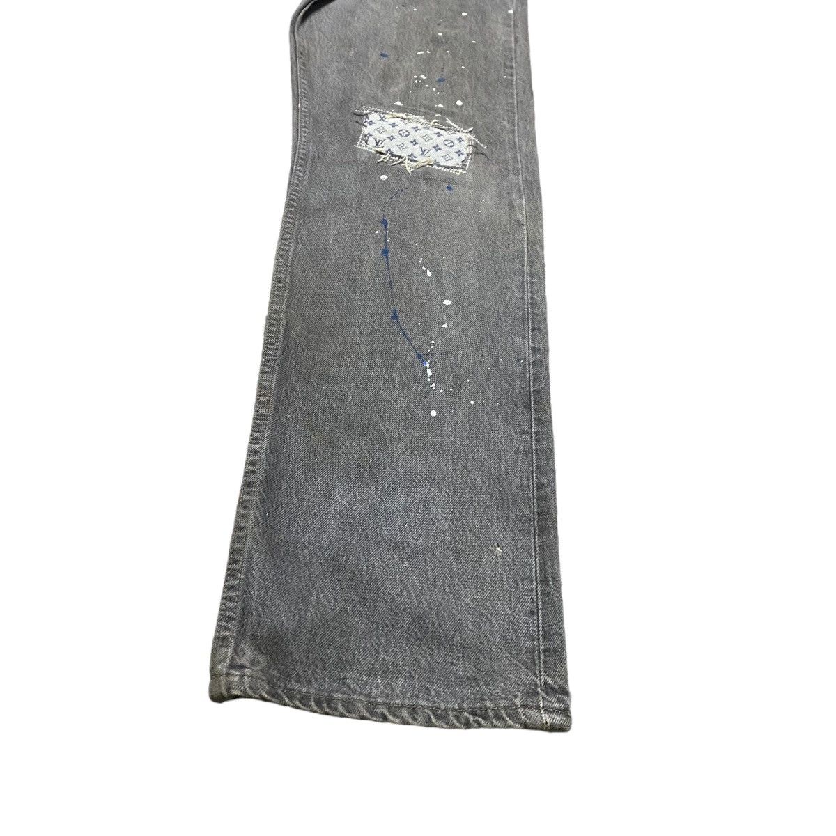 Levi's Vintage Levis 501 Repair Denim Patchwork Louis Vuitton Jeans Size US 34 / EU 50 - 11 Thumbnail