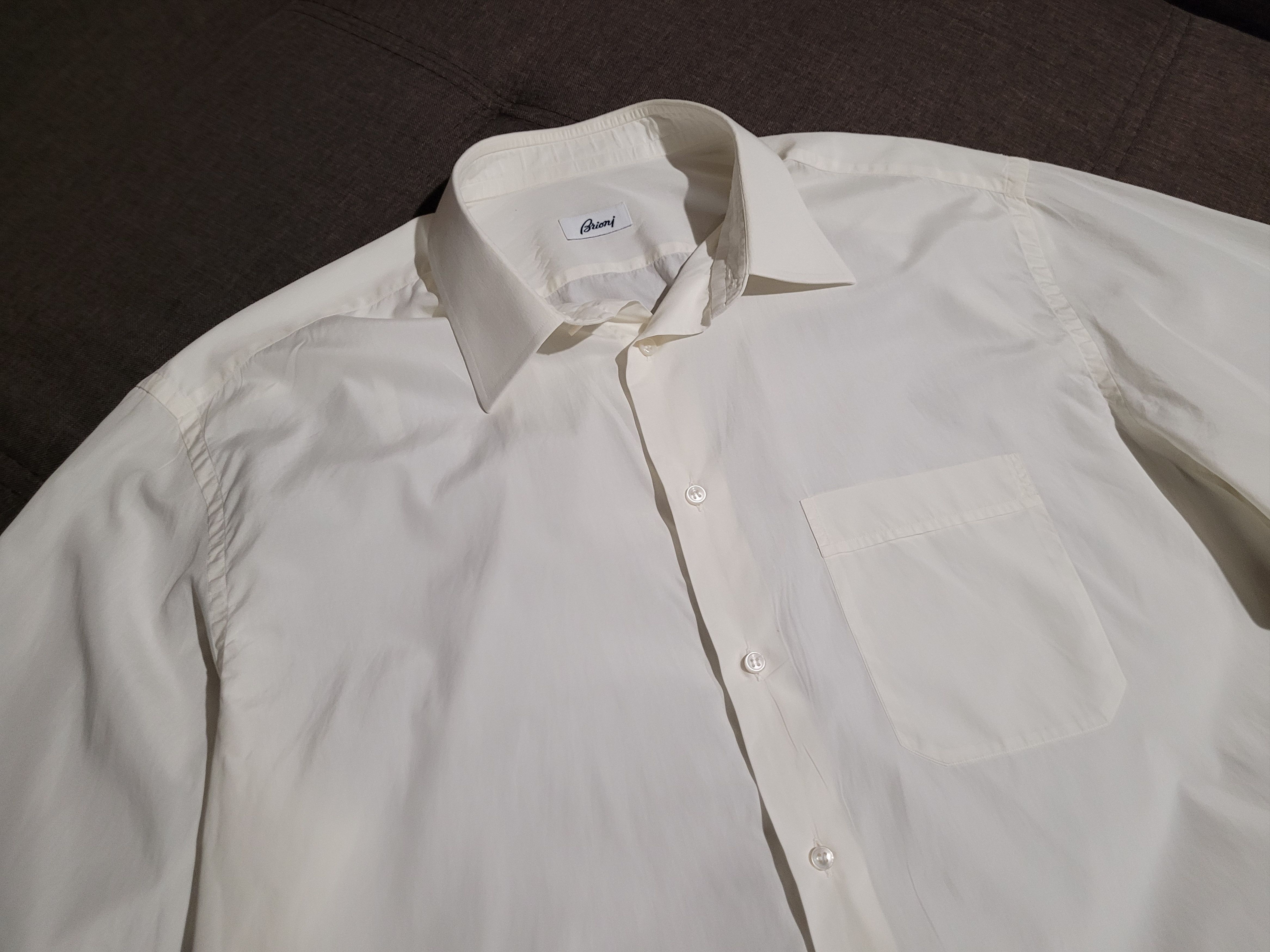 Brioni Vintage Brioni shirt Size US L / EU 52-54 / 3 - 3 Thumbnail