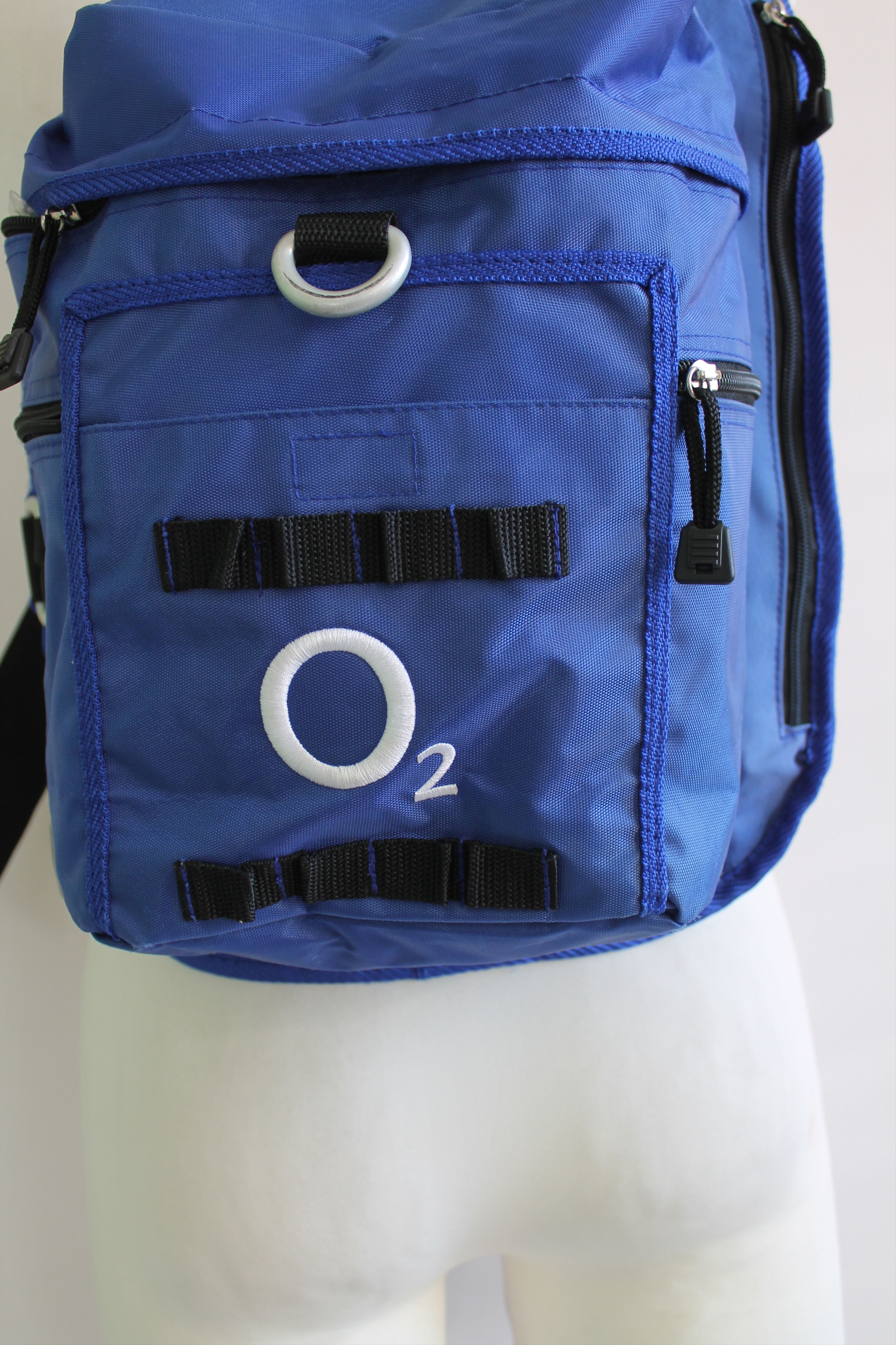 Vintage 00's Y2K O2 backpack Vintage single shoulder Blue Size ONE SIZE - 2 Thumbnail