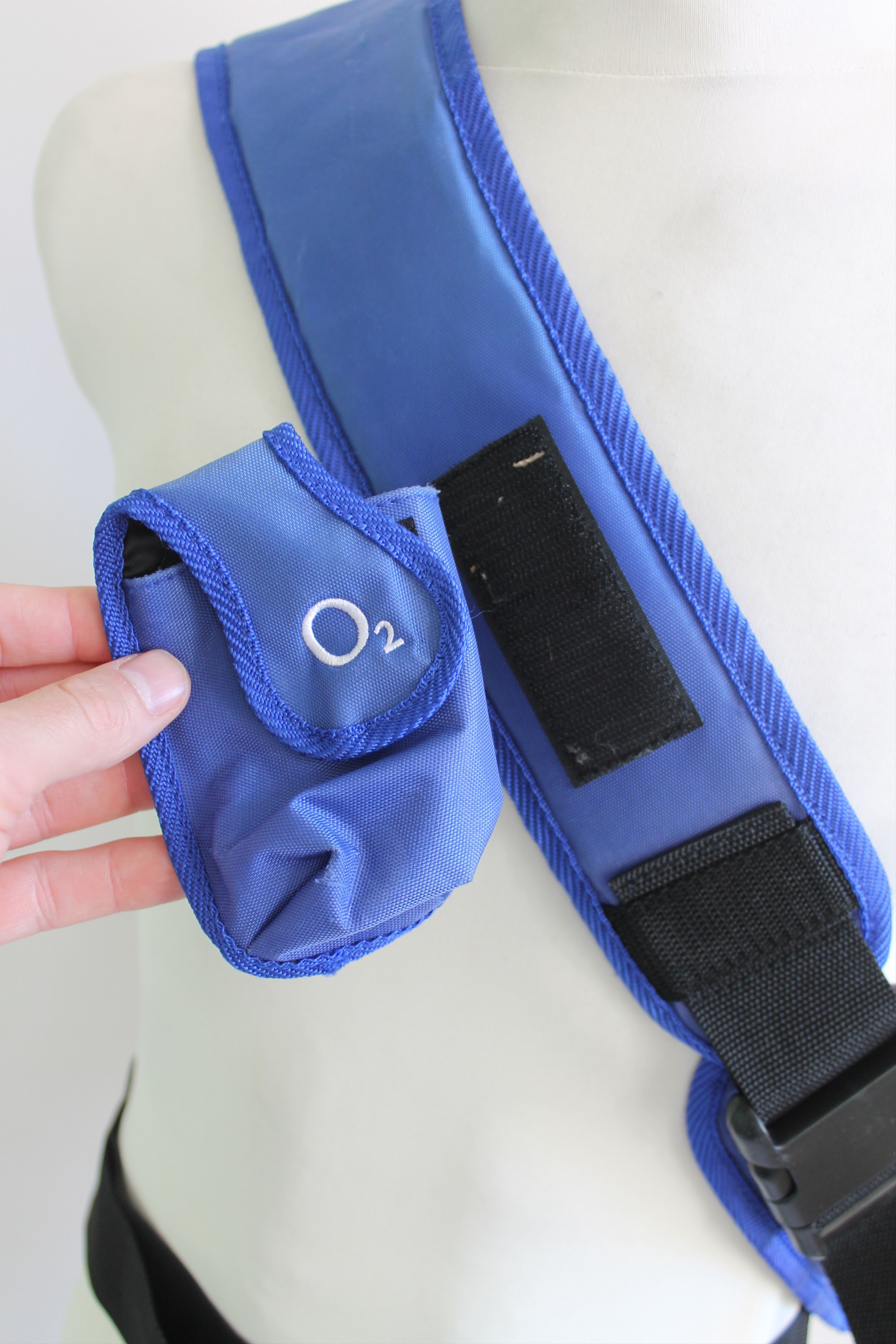 Vintage 00's Y2K O2 backpack Vintage single shoulder Blue Size ONE SIZE - 7 Thumbnail