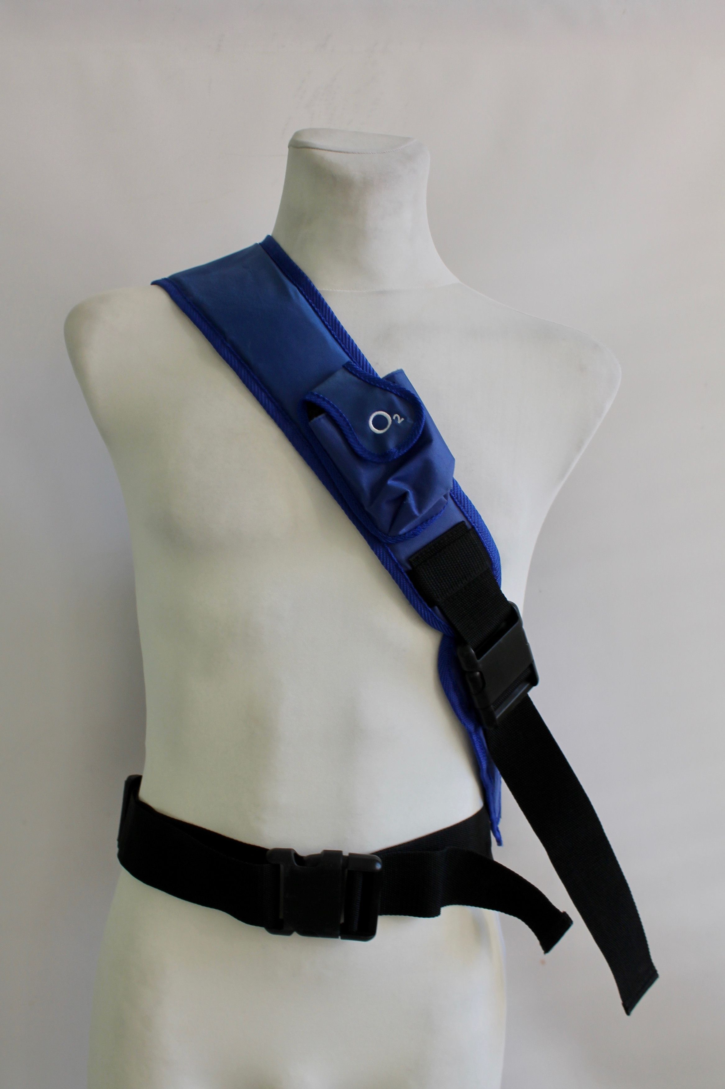Vintage 00's Y2K O2 backpack Vintage single shoulder Blue Size ONE SIZE - 5 Thumbnail