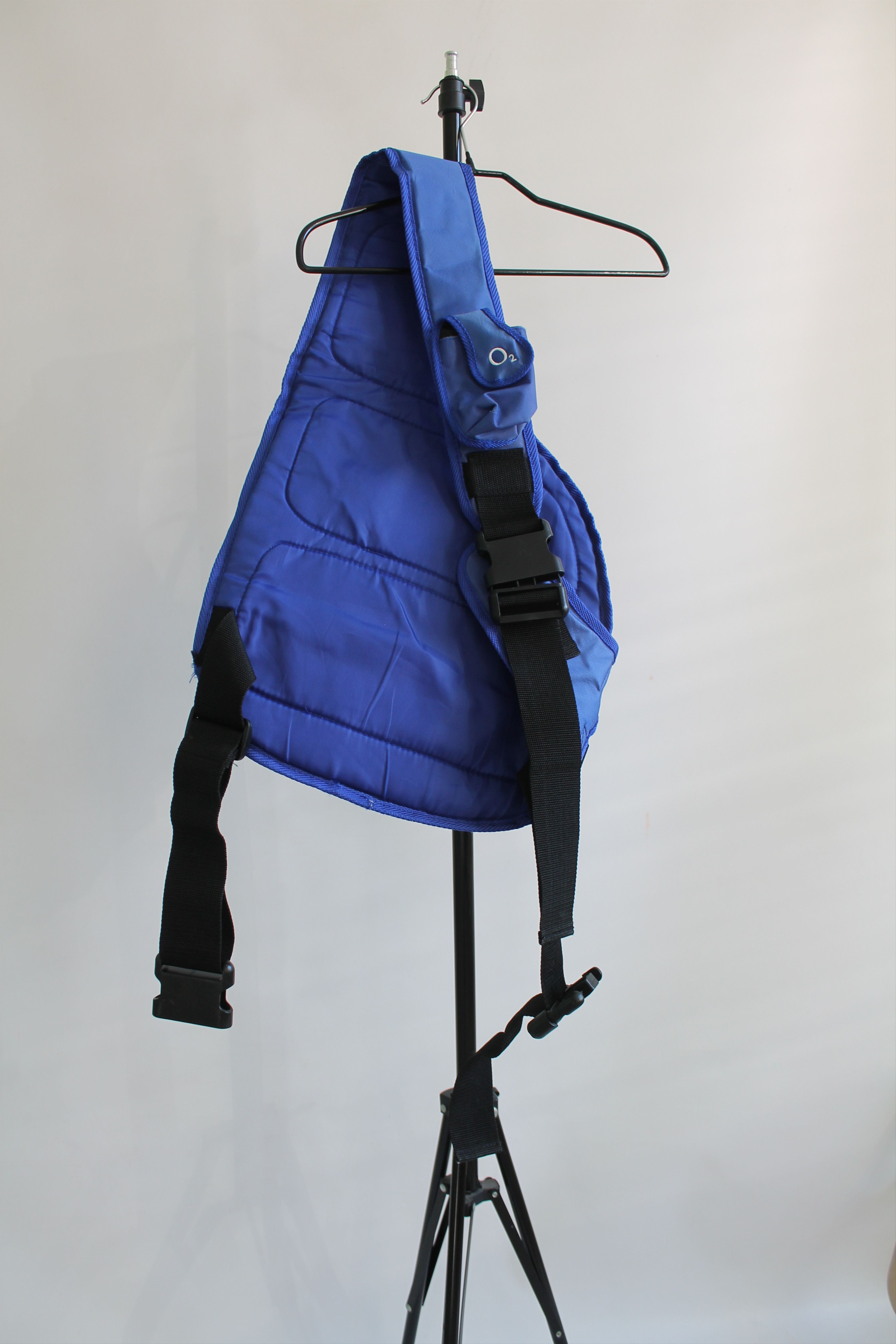 Vintage 00's Y2K O2 backpack Vintage single shoulder Blue Size ONE SIZE - 9 Thumbnail