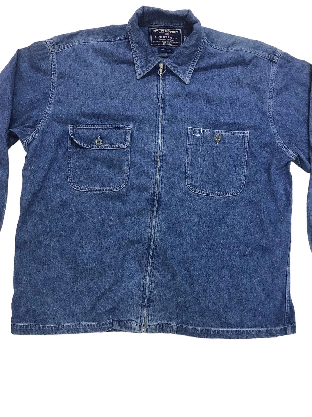 Polo Ralph Lauren Vintage Denim Jacket Polo Sport Man Ralph Lauren Streetwear Size US M / EU 48-50 / 2 - 3 Thumbnail
