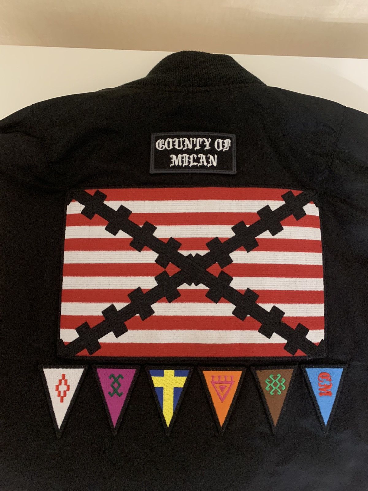 Marcelo Burlon Marcelo Burlon Flag Alpha Industries Bomber Jacket M Size US M / EU 48-50 / 2 - 3 Thumbnail