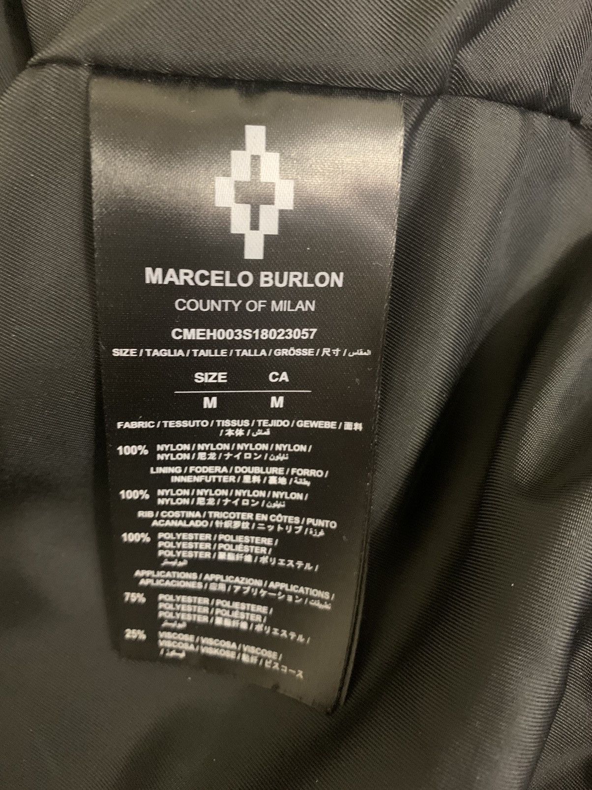 Marcelo Burlon Marcelo Burlon Flag Alpha Industries Bomber Jacket M Size US M / EU 48-50 / 2 - 9 Thumbnail