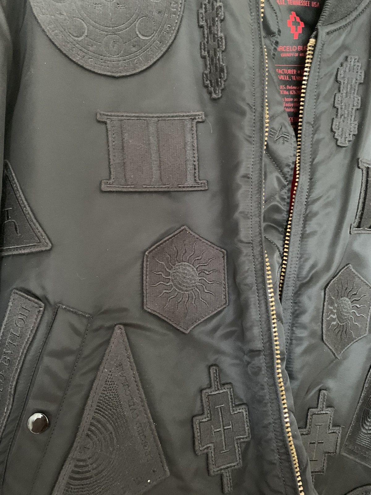 Alpha Industries Marcelo Burlon x Alpha Industries Bomber Jacket Rayen XL Size US XL / EU 56 / 4 - 6 Thumbnail
