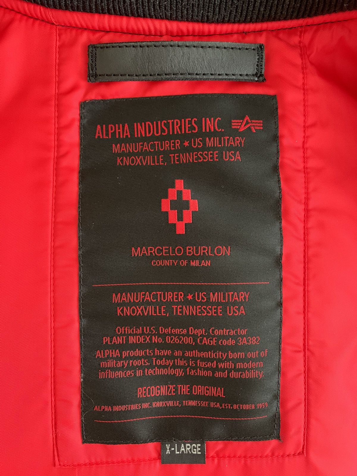 Alpha Industries Marcelo Burlon x Alpha Industries Bomber Jacket Rayen XL Size US XL / EU 56 / 4 - 8 Thumbnail