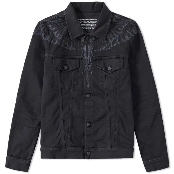 Marcelo Burlon Marcelo Burlon Wing Canouan denim jacket xl Size US XL / EU 56 / 4 - 1 Thumbnail