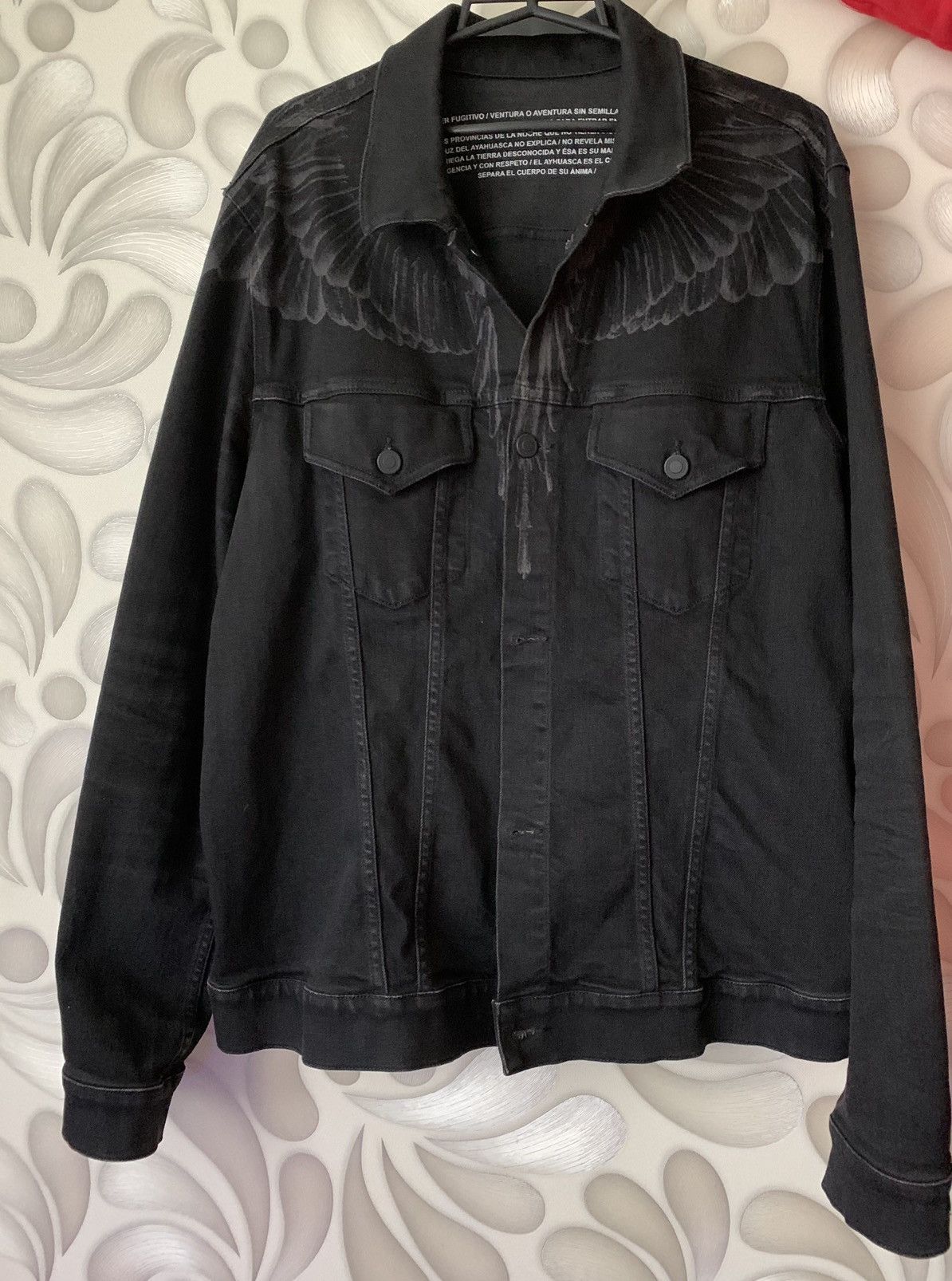 Marcelo Burlon Marcelo Burlon Wing Canouan denim jacket xl Size US XL / EU 56 / 4 - 2 Thumbnail
