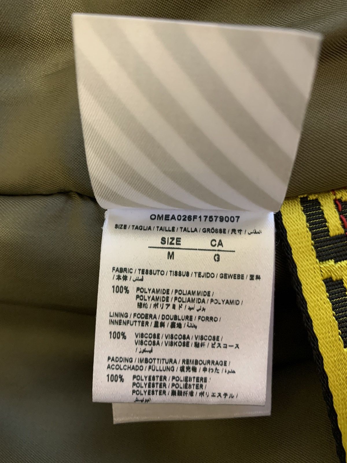 Off-White Camo Bomber Off White Size US M / EU 48-50 / 2 - 8 Thumbnail