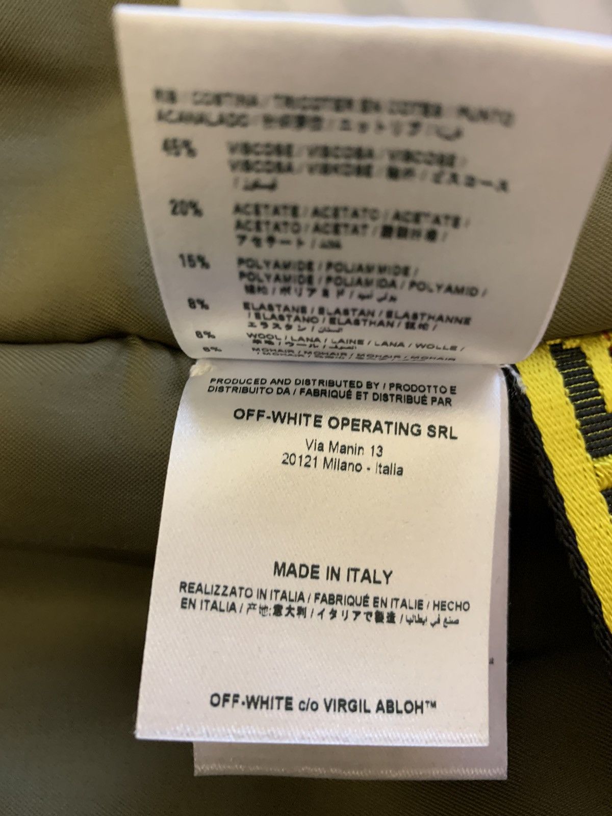 Off-White Camo Bomber Off White Size US M / EU 48-50 / 2 - 7 Thumbnail