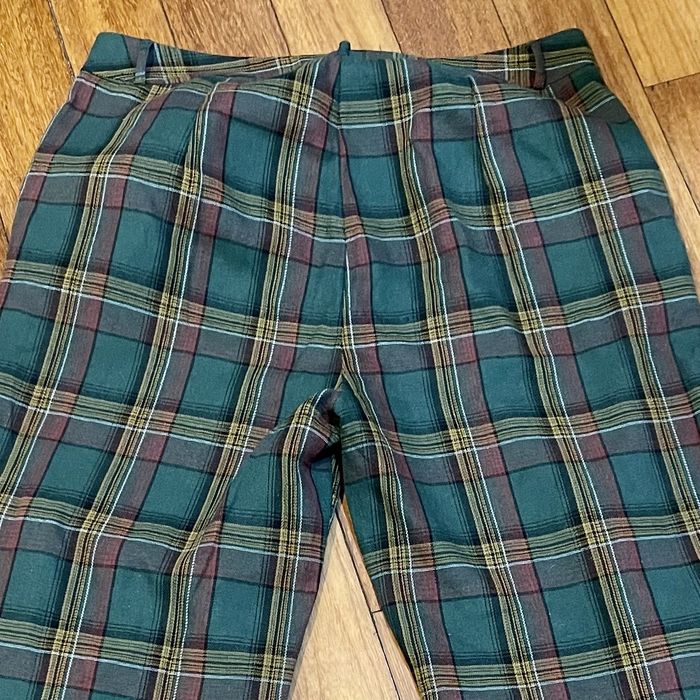 Vintage VINTAGE GREEN PLAID PUNK PANTS! | Grailed