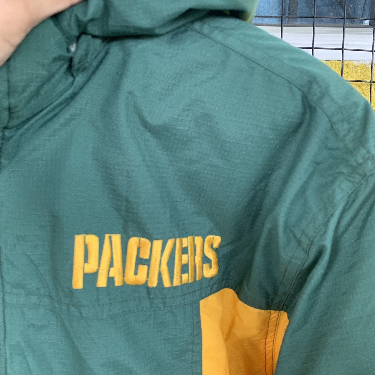 NFL NFL Packers x Reebok fleece inside parkas zipper jacket Size US L / EU 52-54 / 3 - 13 Thumbnail