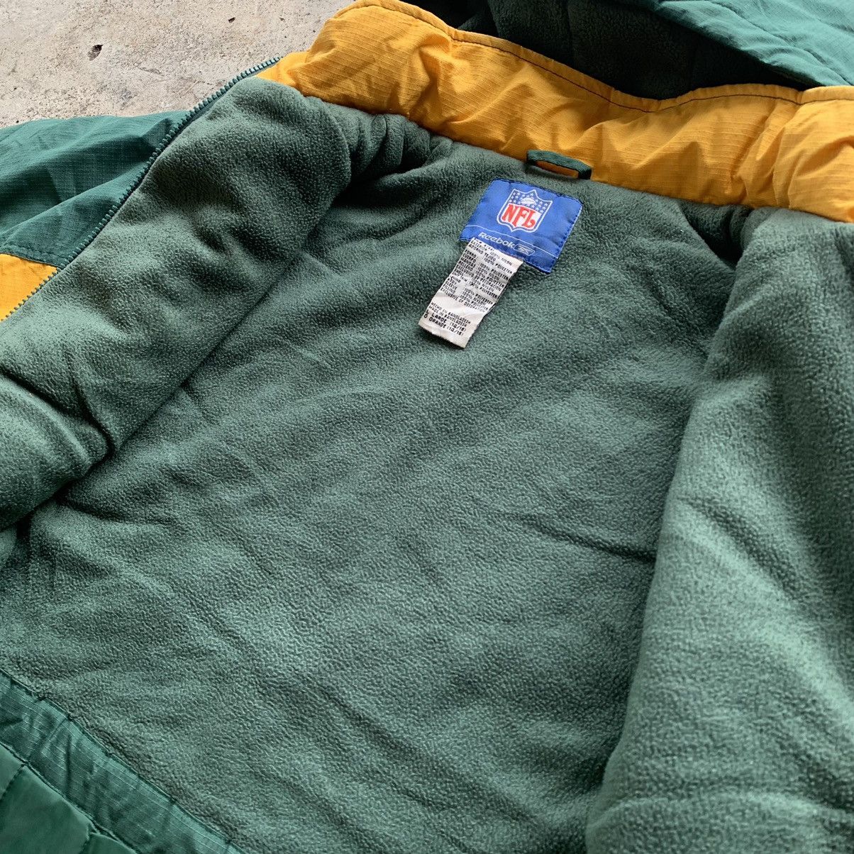 NFL NFL Packers x Reebok fleece inside parkas zipper jacket Size US L / EU 52-54 / 3 - 15 Thumbnail
